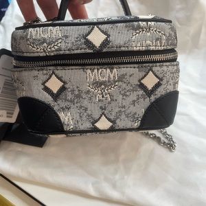 MCM Vintage Jacquard Crossbody Bag